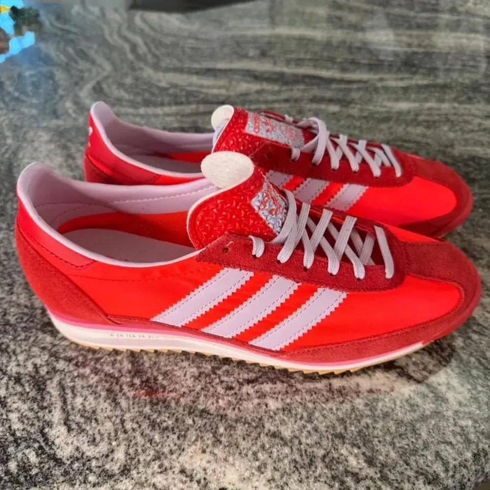 Adidas SL 72 OG Women’s Sneakers Solar Red Ice Lavender Size 8 NWT